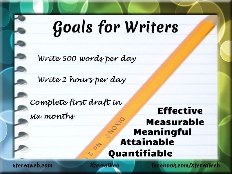 Goals for Writers Xterra